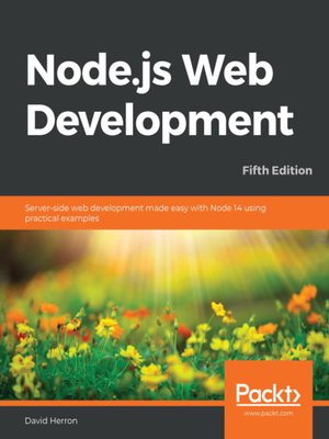 cover image of Node.js Web Development